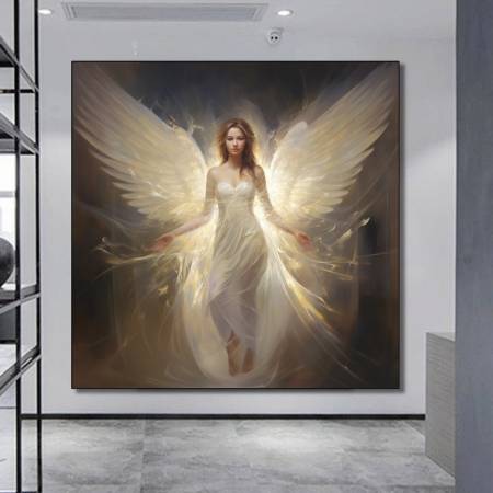 Интерьерная картина маслом Ангел - Искусство Небес современное искусство в  гостиную